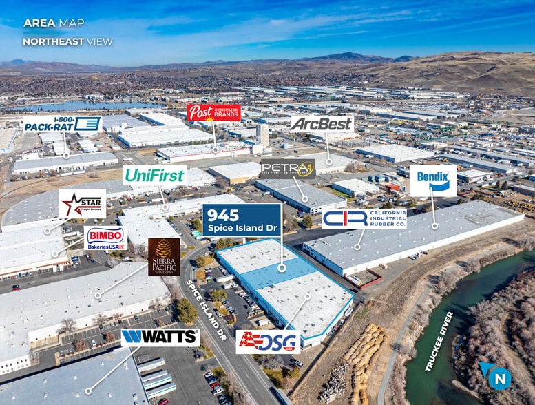 More Photos Of 945 Spice Islands Dr, Sparks Warehouse For Lease