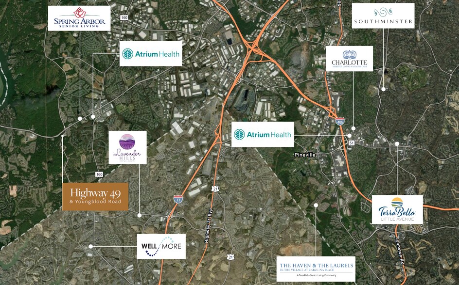 More Photos Of Highway 49 & Youngblood Rd, Charlotte Land For Sale