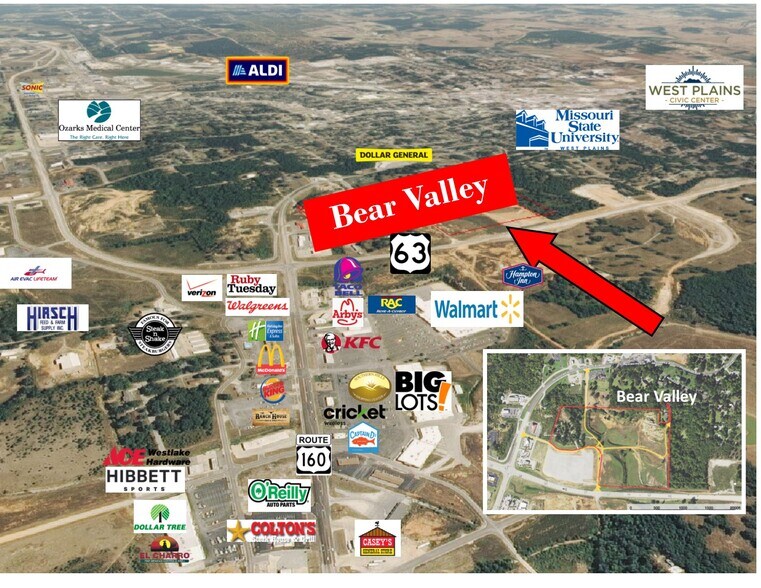 More Photos Of U.S. Highway 160 And 63, West Plains Land For Sale