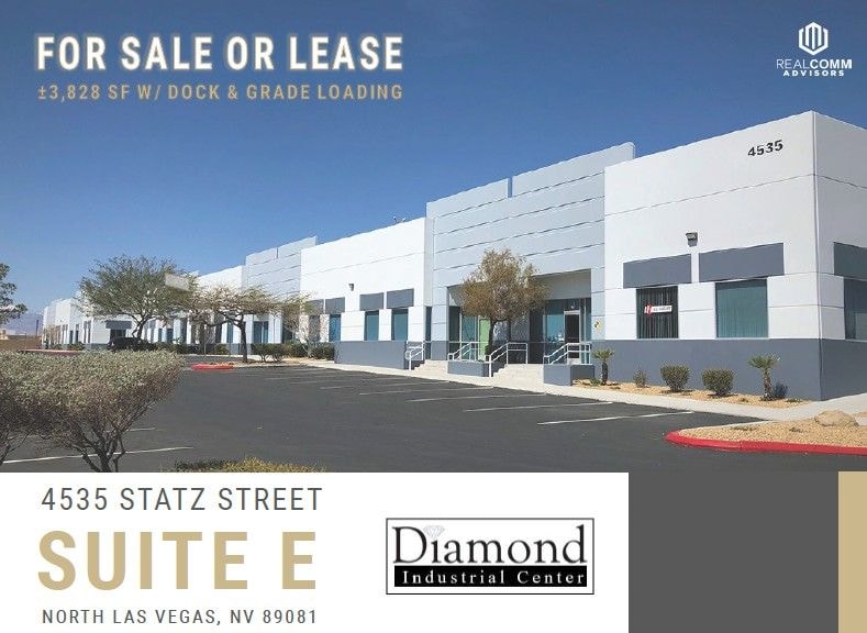 More Photos Of 4535 Statz St, North Las Vegas Warehouse For Sale