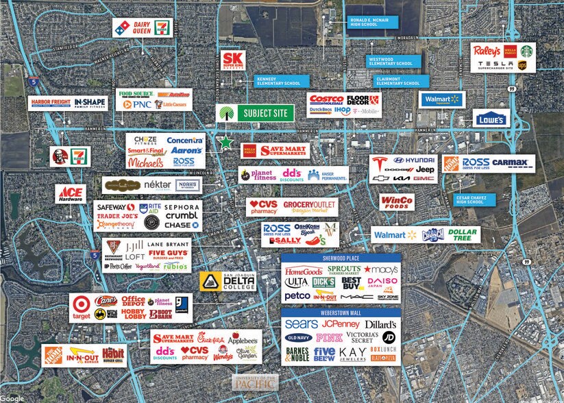 More Photos Of 7528 Pacific Ave, Stockton Freestanding For Sale