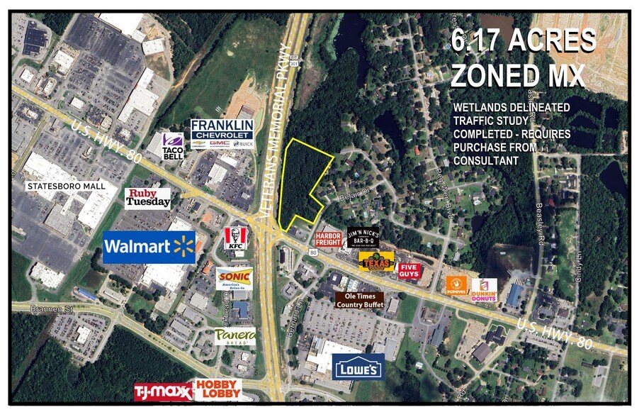 Primary Photo Of 101 Bel-Air Drive, Statesboro Land For Sale