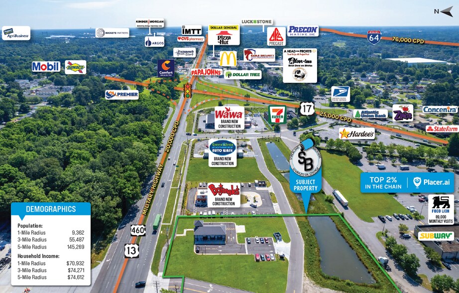 More Photos Of 3480 S Military Hwy, Chesapeake Auto Repair For Sale