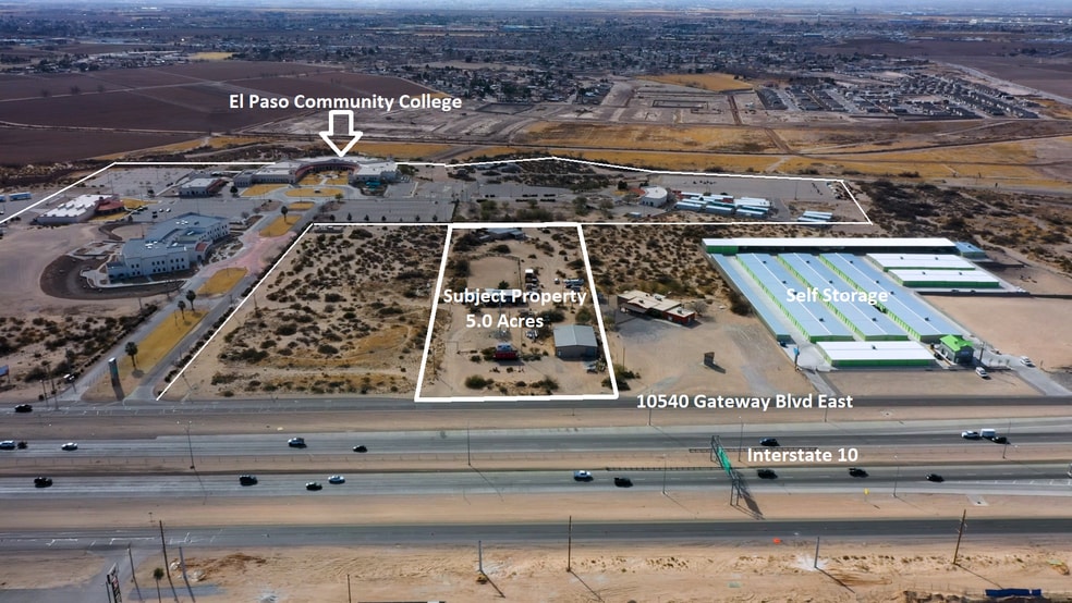 More Photos Of 10540 Gateway Blvd E, El Paso Land For Sale