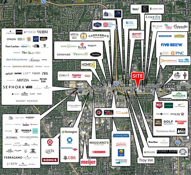More Photos Of 100 E Big Beaver Rd, Troy Office For Lease