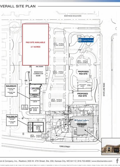 Primary Photo Of State Line Road at 133rd St, Leawood Land For Lease
