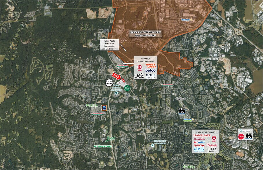 Primary Photo Of HWY 55 & Highcroft dr, Cary Land For Lease