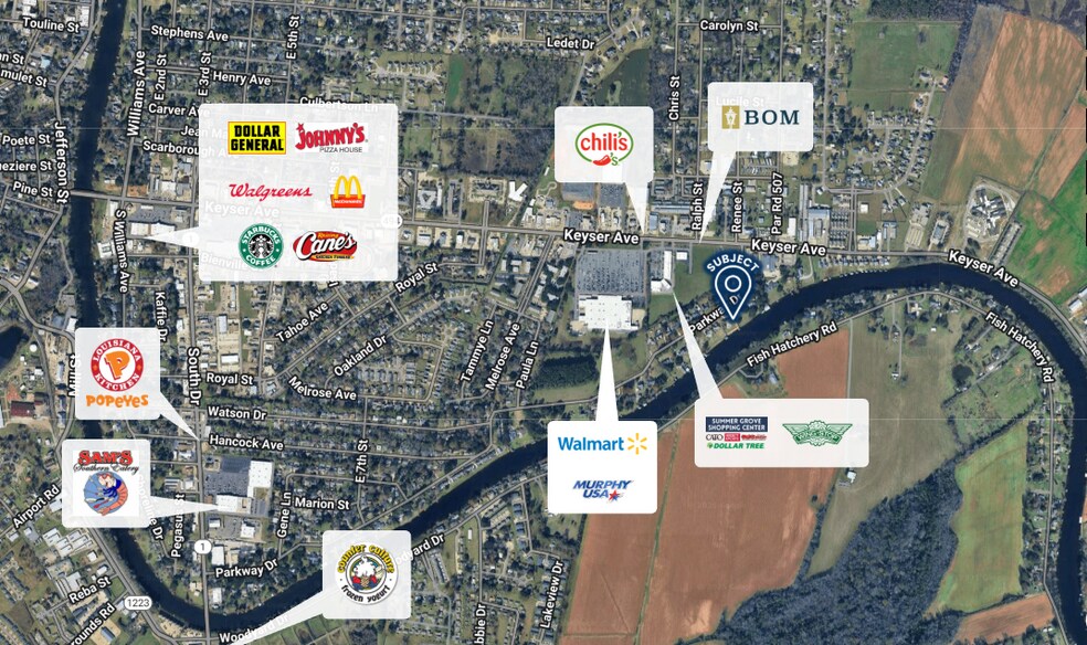 More Photos Of 1011 Keyser Ave, Natchitoches General Retail For Sale