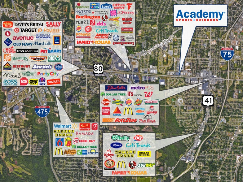 More Photos Of 1689 Eisenhower Pky, Macon-Bibb General Retail For Sale