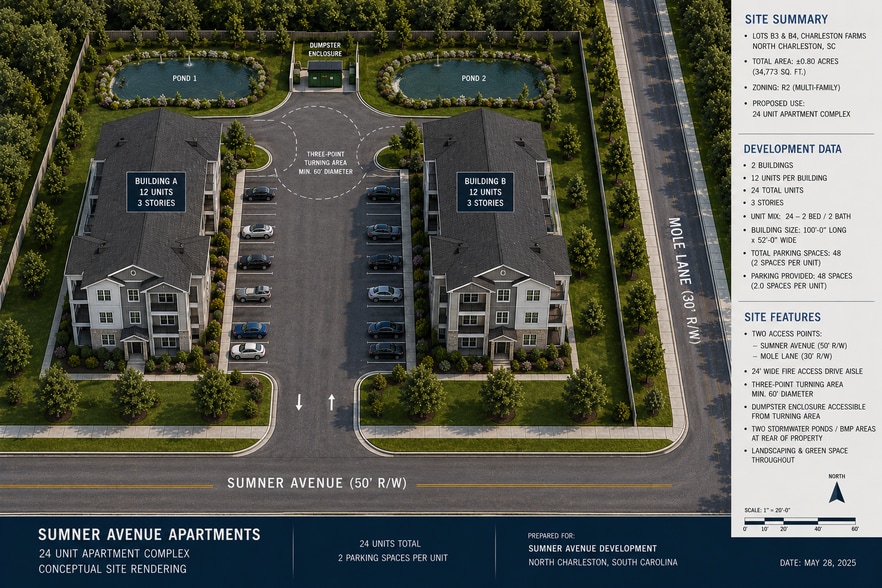 Primary Photo Of 1628-1634 Sumner Ave, North Charleston Land For Sale