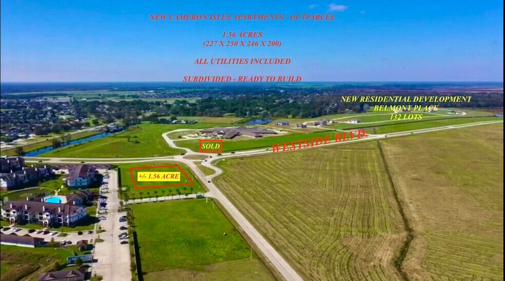 Primary Photo Of 755 Enterprise Dr, Houma Land For Sale