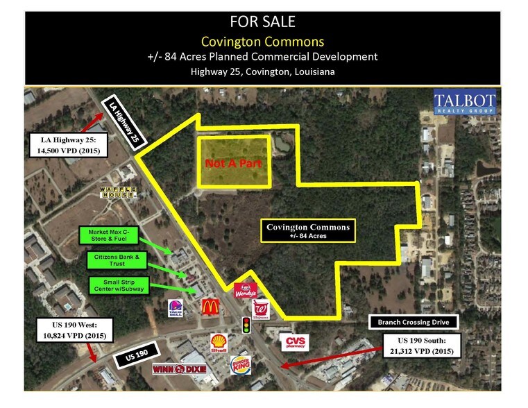 Primary Photo Of Highway 25 @ Airport Road, Covington Land For Sale