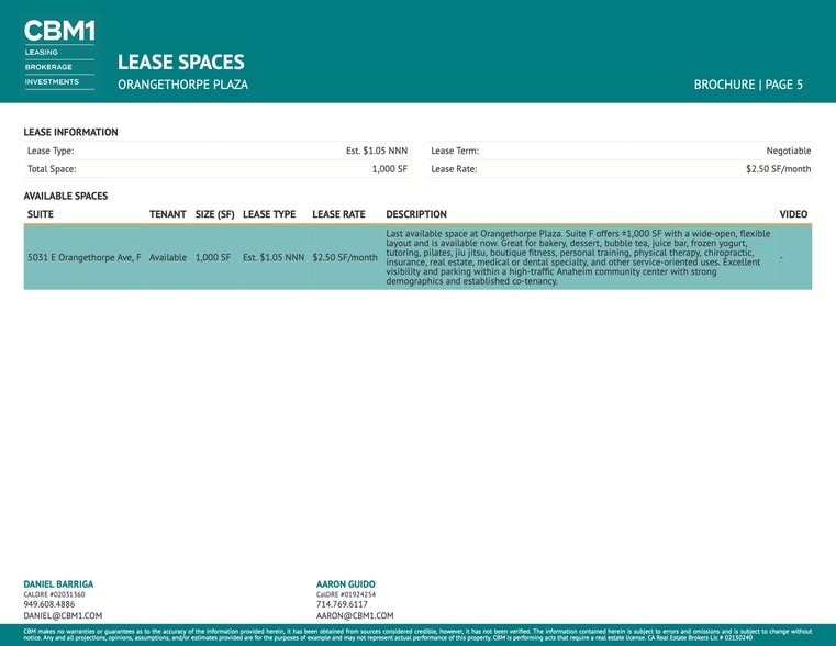 More Photos Of 5031-5051 E Orangethorpe Ave, Anaheim Unknown For Lease