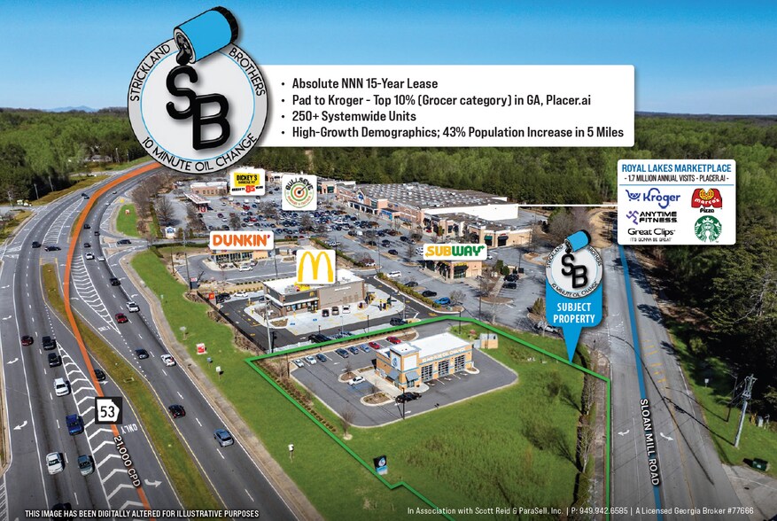 Primary Photo Of 4049 Winder Hwy, Flowery Branch Service Station For Sale