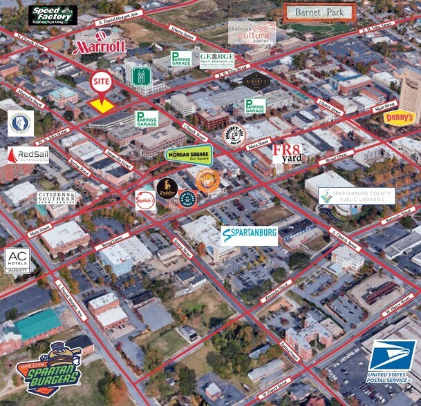 More Photos Of 120 W St John St, Spartanburg Freestanding For Lease