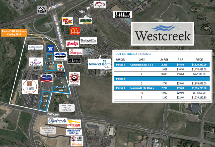 Primary Photo Of NWC E-470 & Parker Rd Rd, Parker Land For Sale