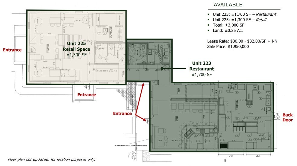 More Photos Of 223 & 225 Johnson St., Santa Fe Restaurant For Sale