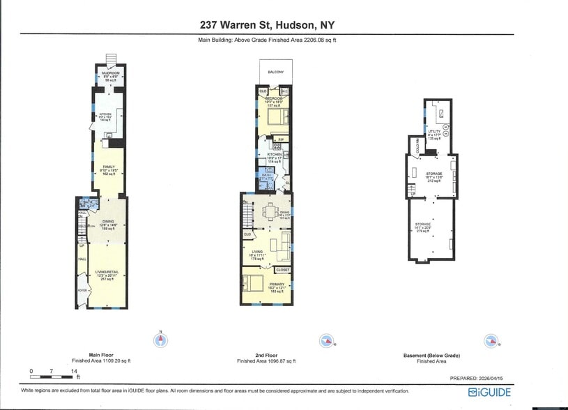 More Photos Of 237 Warren St, Hudson Storefront Retail Residential For Sale