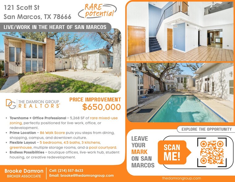 More Photos Of 121 Scott St, San Marcos Office Residential For Sale