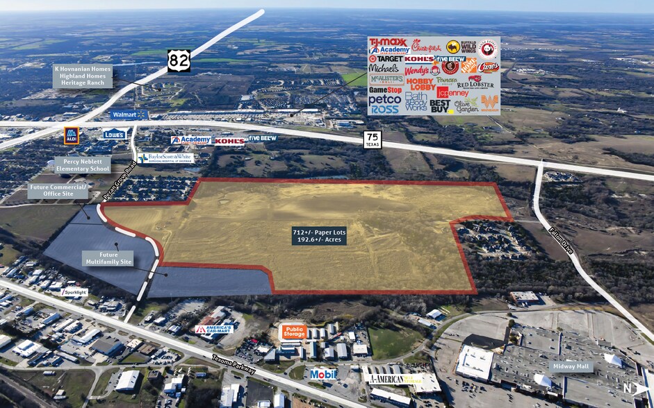 Primary Photo Of Texoma Pkwy Sherman TX 75090, Sherman Land For Sale