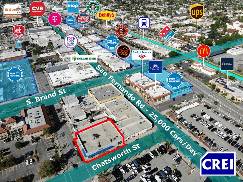 More Photos Of 215 Chatsworth Dr, San Fernando Freestanding For Lease
