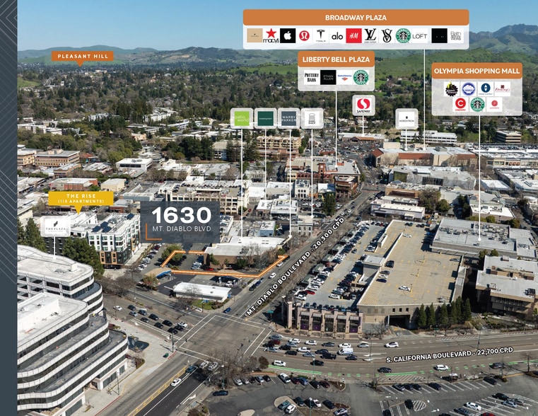 More Photos Of 1630 Mt Diablo Blvd, Walnut Creek Freestanding For Sale