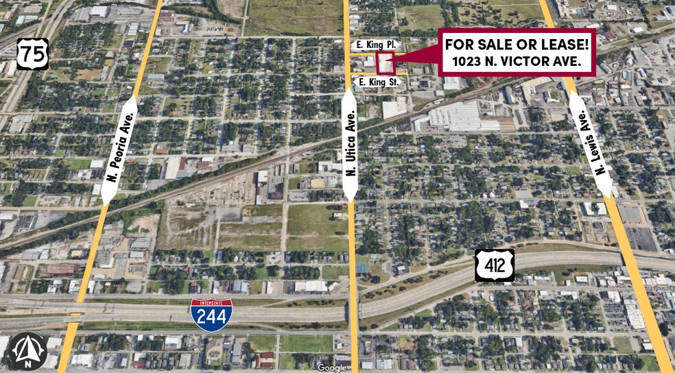 More Photos Of 1023 N Victor Ave, Tulsa Manufacturing For Lease