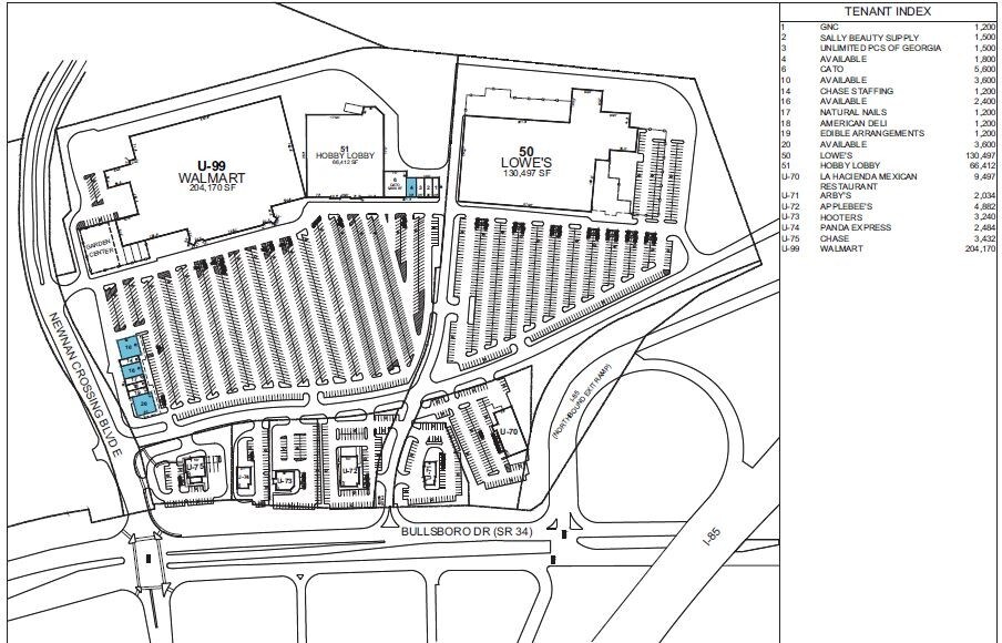 More Photos Of 955-1063 Bullsboro Dr, Newnan Unknown For Lease