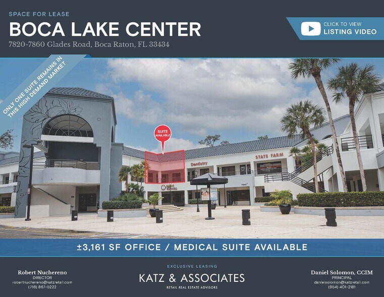 More Photos Of 7820-7860 Glades Rd, Boca Raton Office For Lease