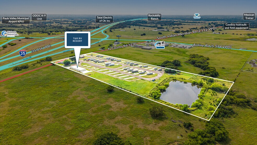 More Photos Of 20206 N. County 3230 rd, Pauls Valley Manufactured Housing Mobile Home Park For Sale