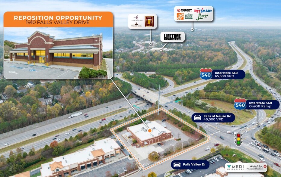 Primary Photo Of 1910 Falls Valley Dr, Raleigh Drugstore For Sale