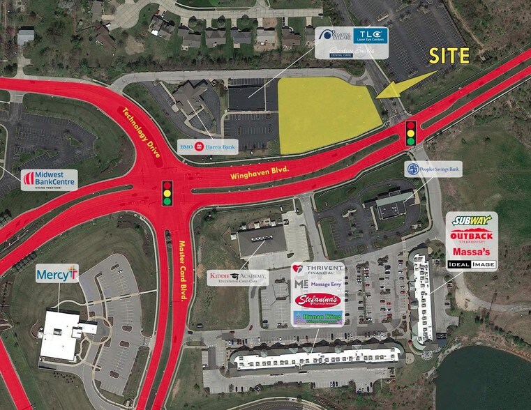 More Photos Of 3019-3037 Winghaven Blvd, O'Fallon Land For Lease