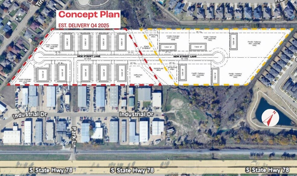 More Photos Of 1 Cody Lane, Sachse Warehouse For Sale