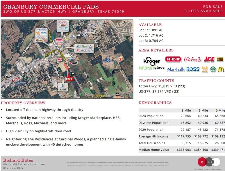 More Photos Of 3751 FM 4, Granbury Land For Lease