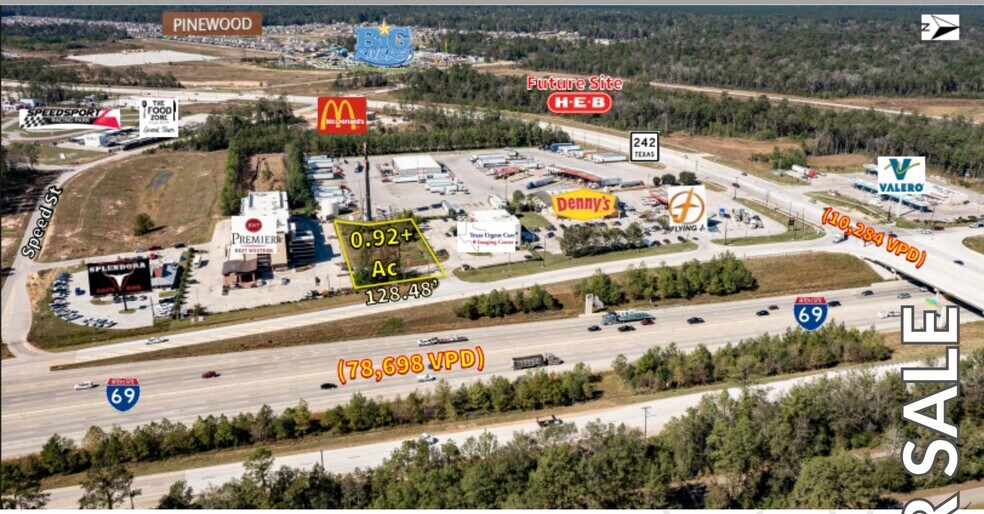 More Photos Of 17530 HWY 59, New Caney Land For Sale
