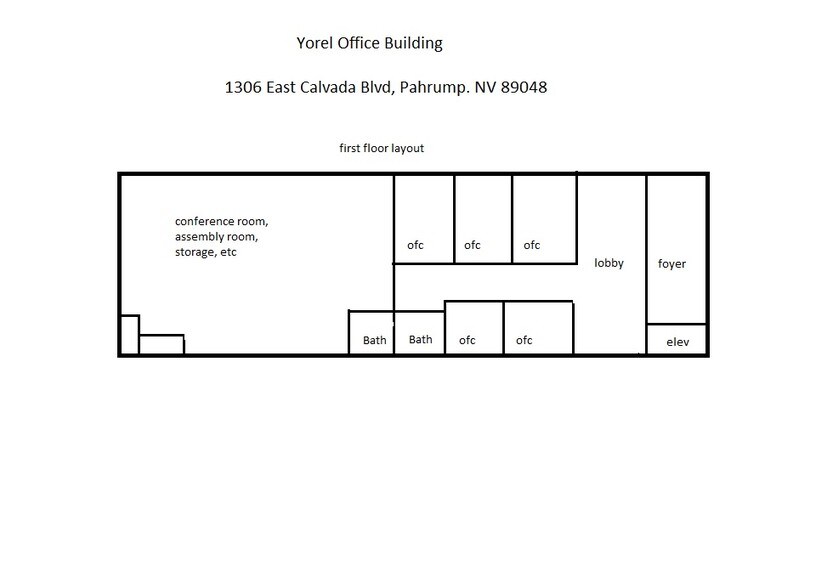 More Photos Of 1306 E Calvada Blvd, Pahrump Office Residential For Lease