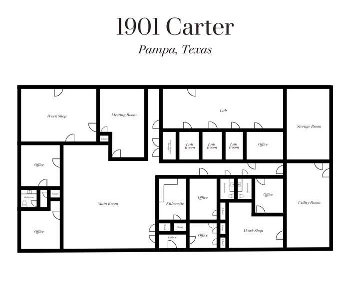 More Photos Of 1901 Carter St, Pampa Office For Sale