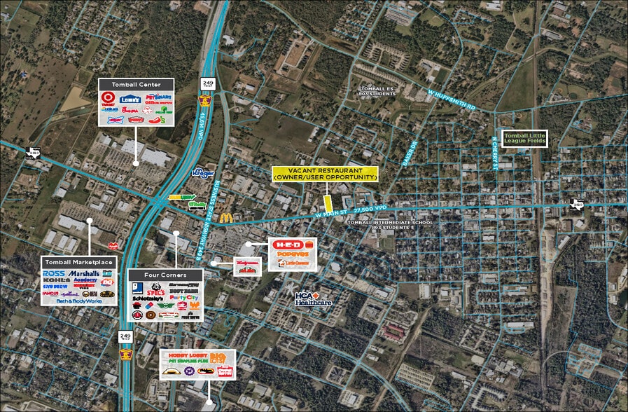 More Photos Of 1000 W Main St, Tomball Restaurant For Lease