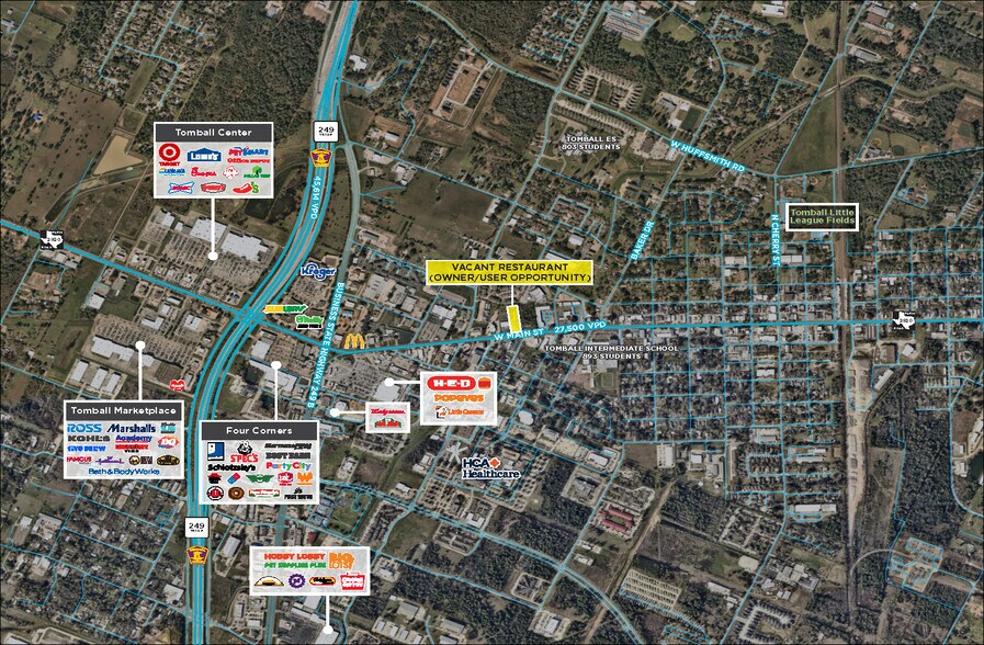 More Photos Of 1000 W Main St, Tomball Restaurant For Lease