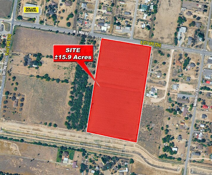 Primary Photo Of Doffing Road @ W Mile 5 Road, Mission Land For Sale