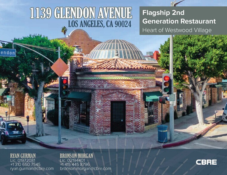 Primary Photo Of 1139 Glendon Ave, Los Angeles Restaurant For Lease
