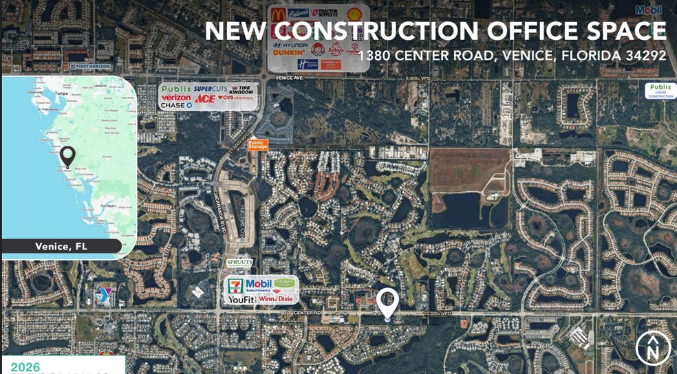 More Photos Of 1380 Center Rd, Venice Office For Lease