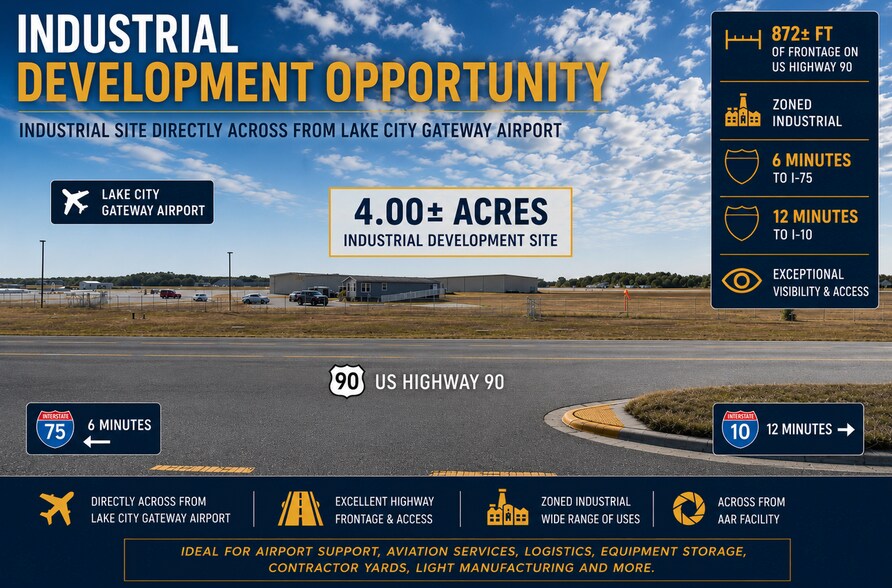 Primary Photo Of 3331 E Highway 90, Lake City Land For Lease