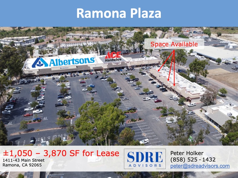Primary Photo Of 1407-1467 Main St, Ramona Unknown For Lease