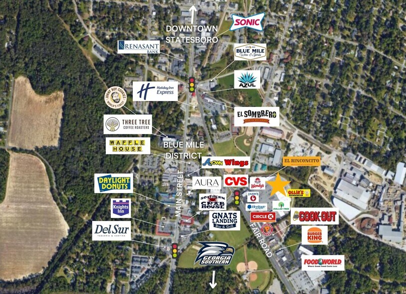 More Photos Of 520 Fair Rd, Statesboro Storefront For Lease