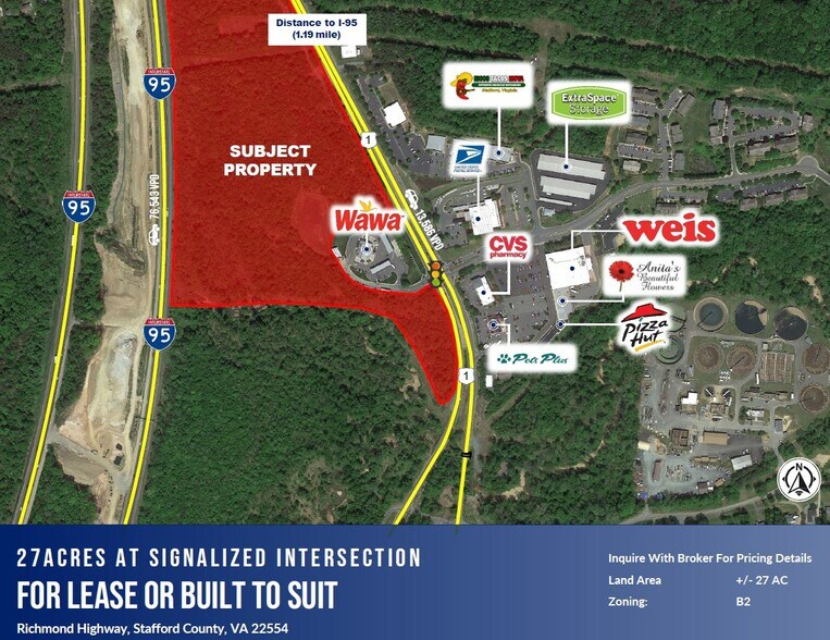 Primary Photo Of Richmond Highway, Stafford Land For Lease