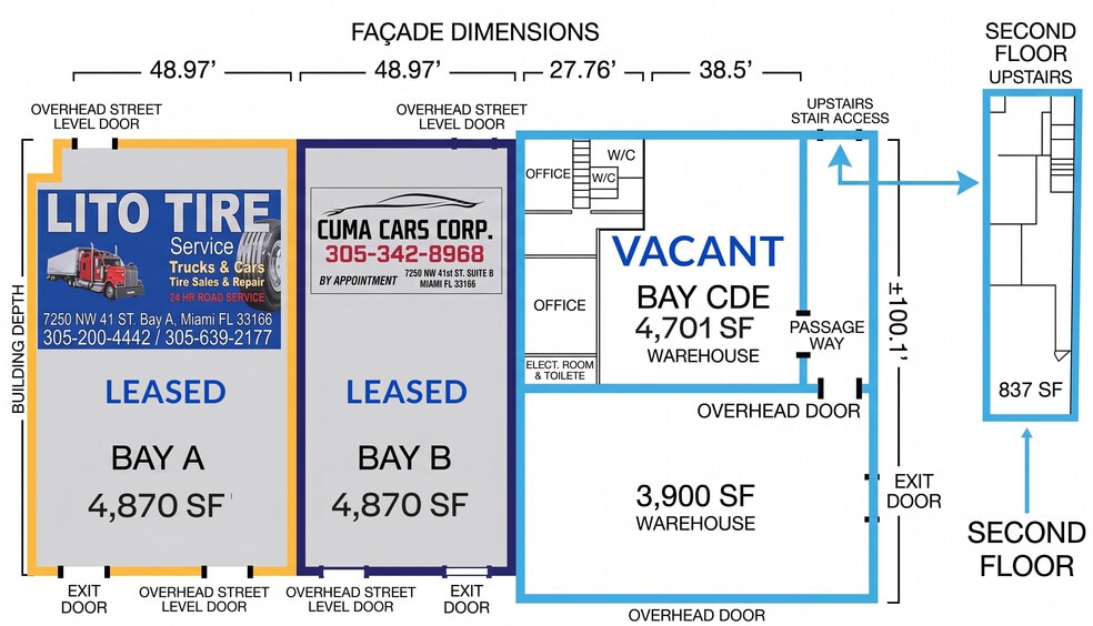 More Photos Of 7250 NW 41st St, Miami Warehouse For Sale