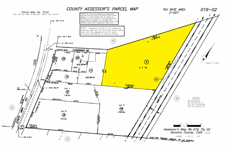 More Photos Of 195 Cinnabar Ave, Petaluma Land For Sale