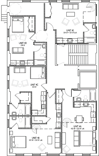 More Photos Of 21-25 N Pennsylvania St, Indianapolis Office Residential For Sale