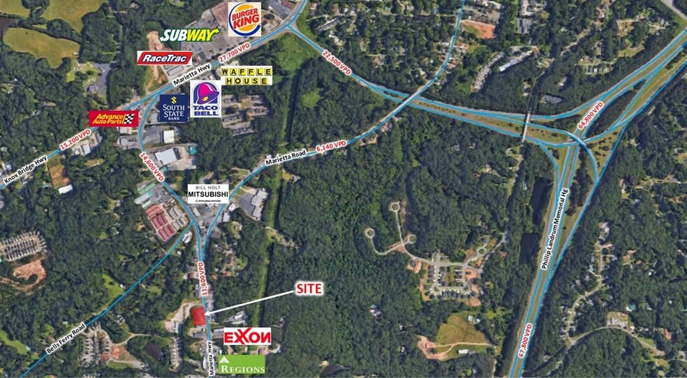 More Photos Of 2530 Marietta Hwy, Canton Unknown For Lease